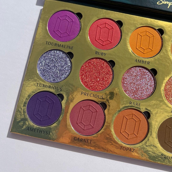 Genuine Gems Shadow Palette Simply Posh Cosmetics