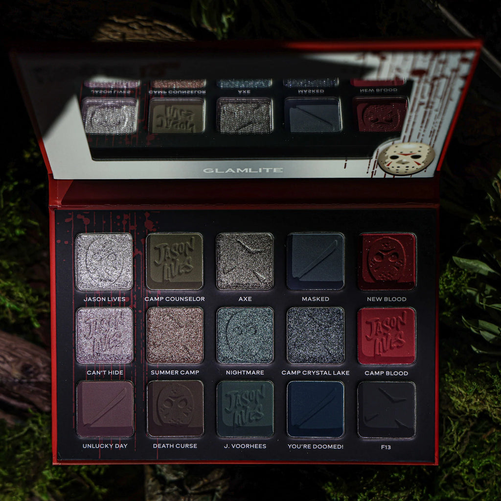 FRIDAY THE 13TH X GLAMLITE "CAMP CRYSTAL LAKE" PALETTE Glamlite