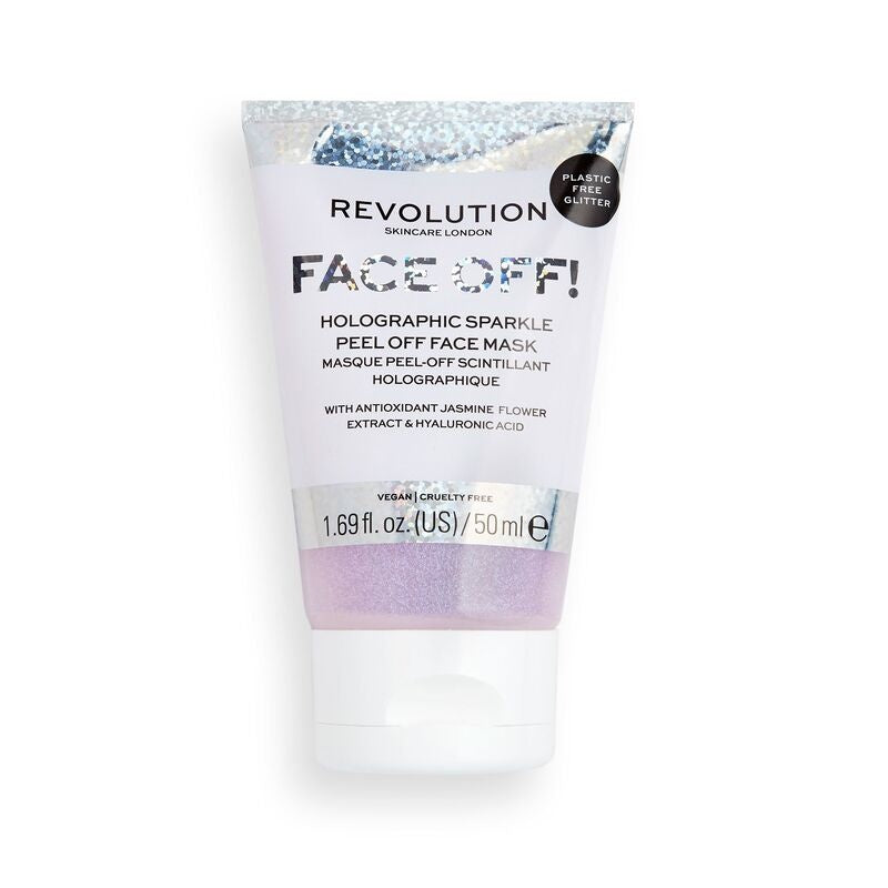 Holographic Glitter Face Off Mask Revolution Skincare