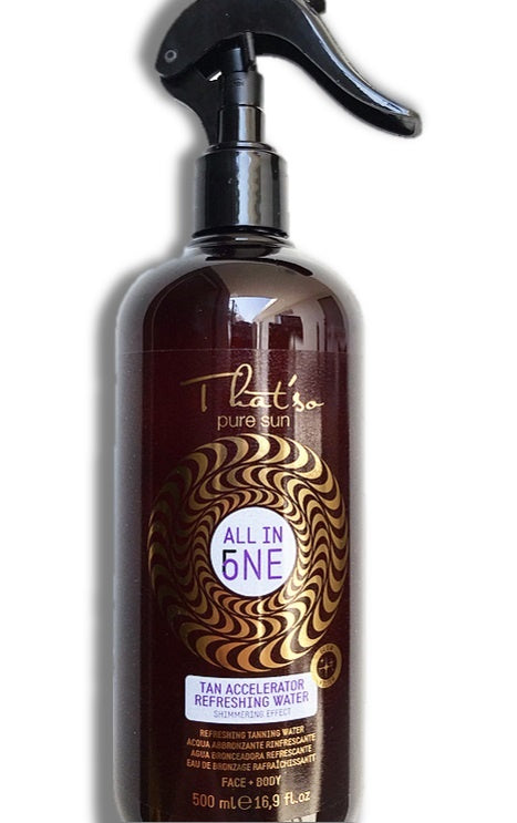 All In One Tan Accelerator Water Spray & Shimmer That'so