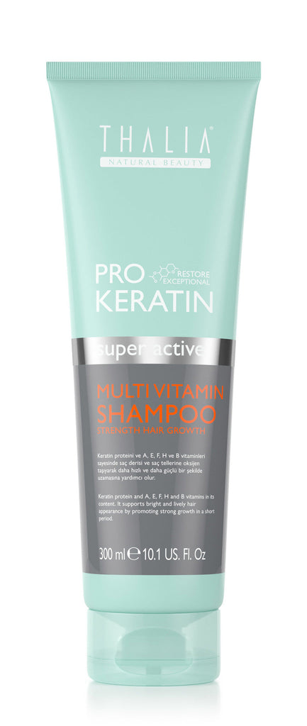 Pro Keratin Multivitamin Shampoo 300ml Thalia Beauty
