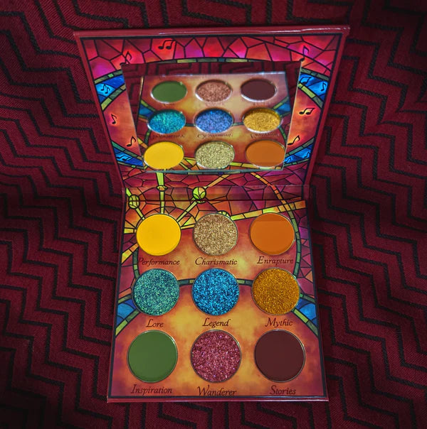 Bard Palette *NEW stained glass style* Fantasy Cosmetica