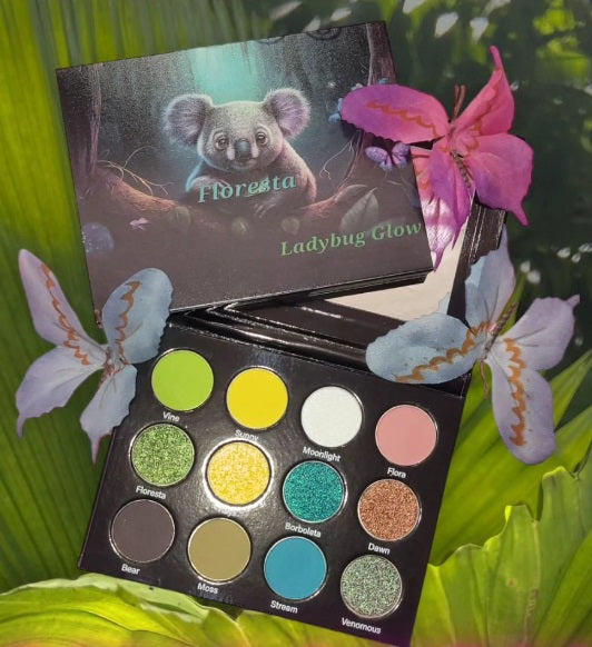 Floresta Palette Ladybug Glow Cosmetics