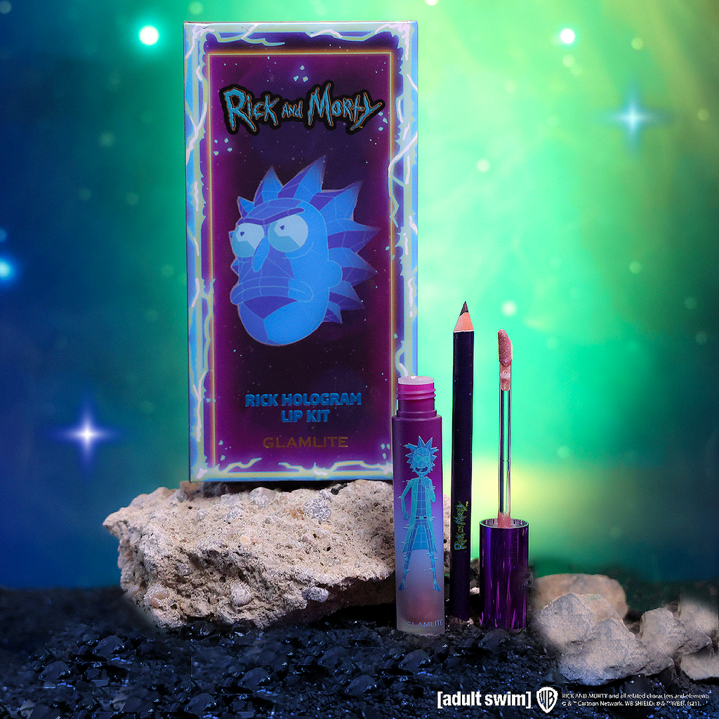 RICK & MORTY RICK HOLOGRAM LIP KIT Glamlite