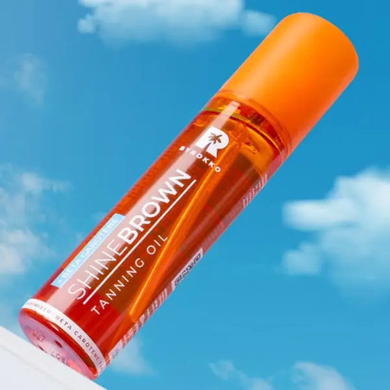 SHINE BROWN BETA CAROTENE TANNING MAXIMISER OIL BYROKKO
