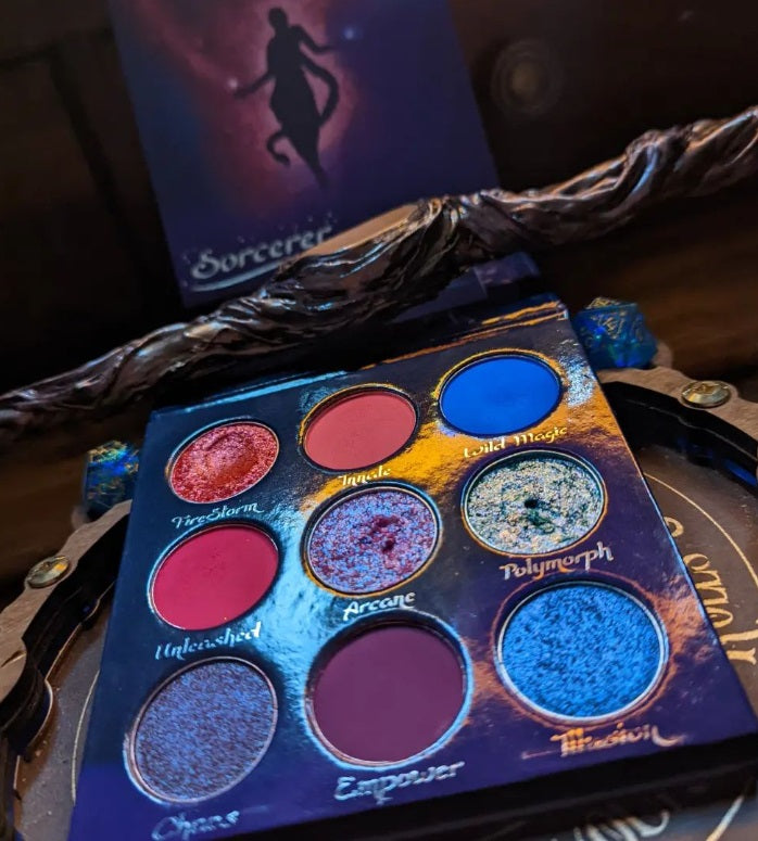 Sorcerer Palette *NEW stained glass style* Fantasy Cosmetica