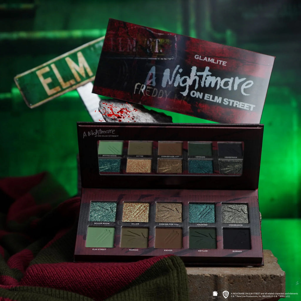 A NIGHTMARE ON ELM STREET "FREDDY KRUEGER" PALETTE Glamlite