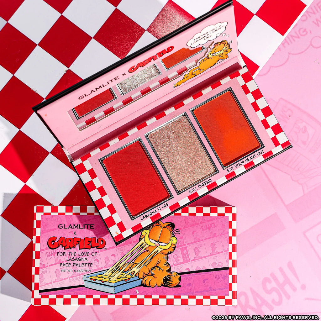 GARFIELD X GLAMLITE FACE PALETTE Glamlite