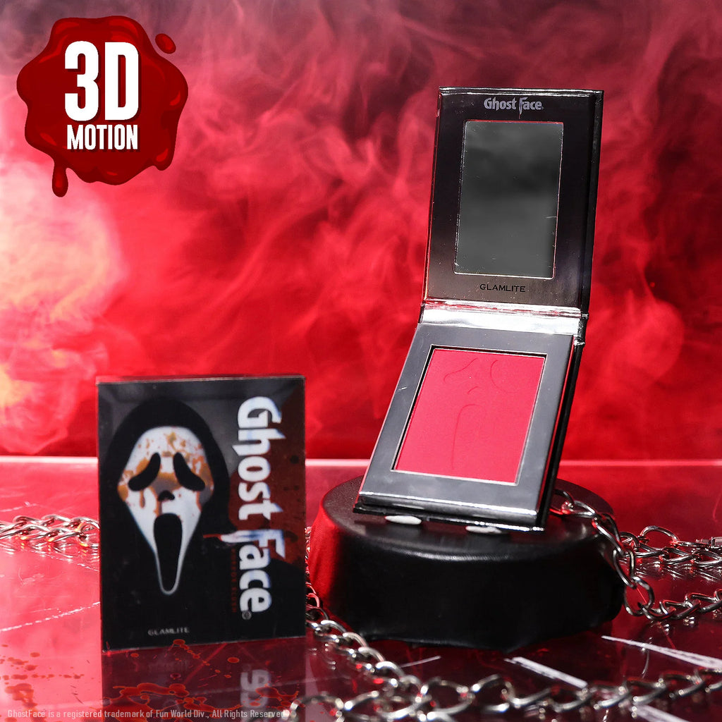 GHOST FACE™ X GLAMLITE HORROR BLUSH *PRE ORDER SHIPPING IN AROUND 1-2 WEEKS* Glamlite