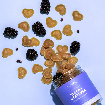 Sleep + Destress Bedtime Gummy Vitamin teami