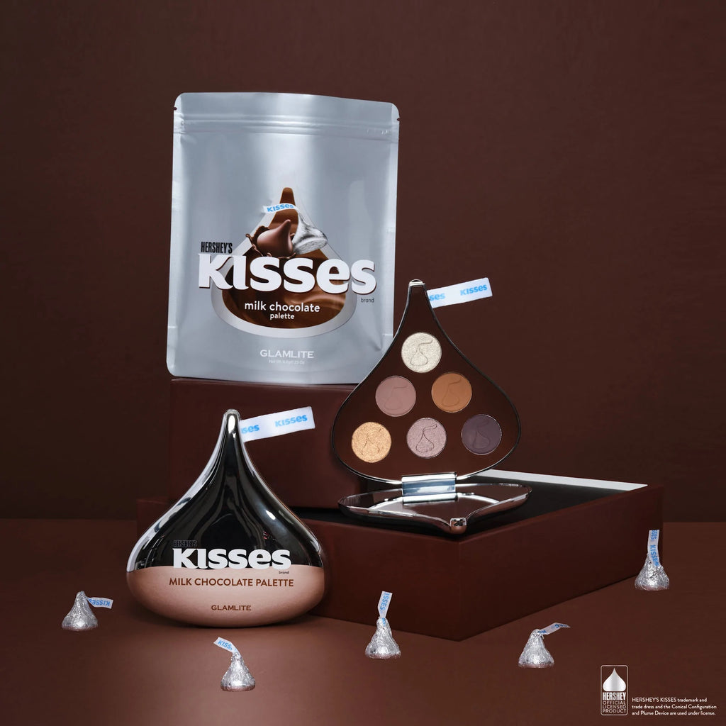 Hershey's Kisses X Glamlite Milk Chocolate Palette Glamlite