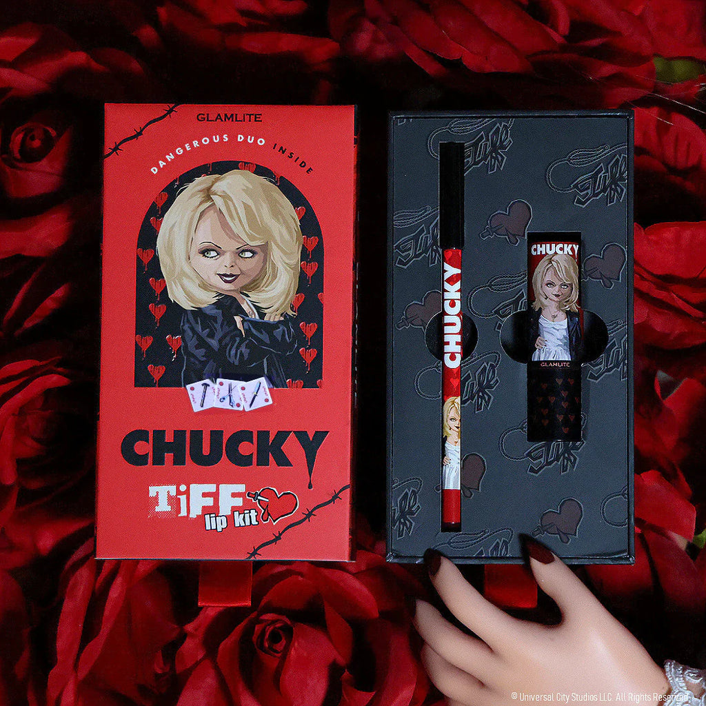 CHUCKY X GLAMLITE "TIFF" LIP KIT Glamlite