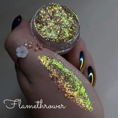 Chameleon Eyeshadow Flakes - Flamethrower Kaima Cosmetics