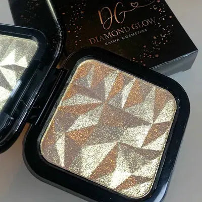 Diamond glow highlighter - Glistening Gold Kaima Cosmetics