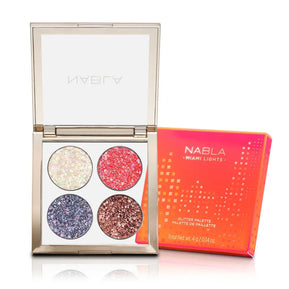 Miami Lights Glitter Palette NABLA